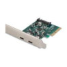 MicroConnect 2 x USB 3.1 Card Type C, PCIe (MC-USB3.1-2C)