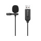 Sandberg Streamer USB Clip Microphone (126-40)