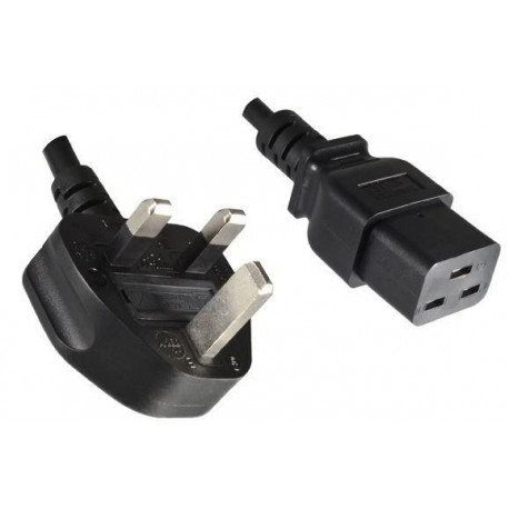 MicroConnect Power Cord UK Type G - C19 (W125826652)