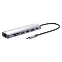 Manhattan USB-C PD 7-in-1 4K Docking 