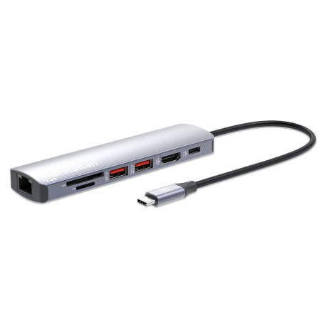 Manhattan USB-C PD 7-in-1 4K Docking 