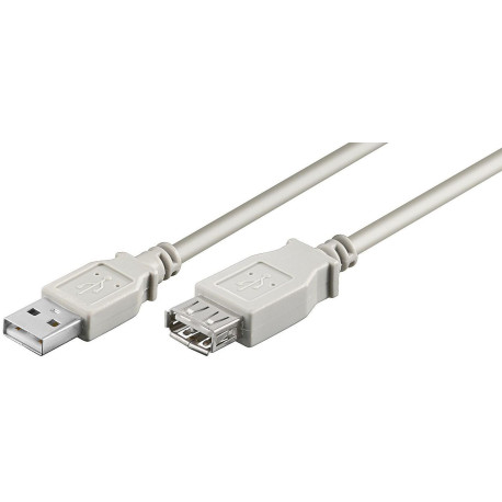 MicroConnect USB2.0 Extension A-A 0,5m M-F (USBAAF05)