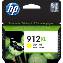 HP 912 XL Cartouche d'encre Jaune Authentique (3YL83AE)