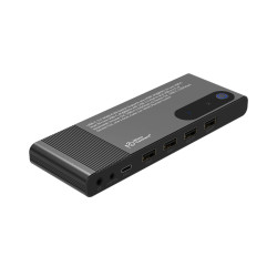 MicroConnect HDMI & USB-C KVM Switch 2-Port 