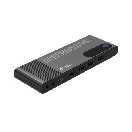 MicroConnect HDMI & USB-C KVM Switch 2-Port 