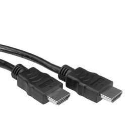 VALUE HDMI HS Cable+Ethernet. A-A. M/M. Black. 10m (11.99.5546)