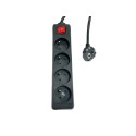 MicroConnect 4-way Power Strip on/off 