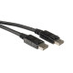 VALUE DisplayPort Cable DP-DP. M/M. Black. 2.0m (11.99.5602)