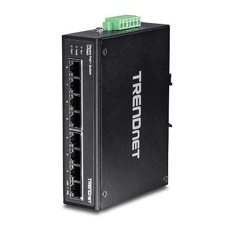 TRENDnet 8-port hardened Industrial (TI-PG80)