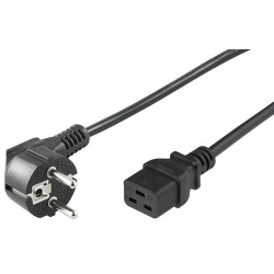 MicroConnect Power Cord CEE 7/7 - C19 0.5m (PE07719005)