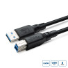 MicroConnect USB 3.2 A-B Gen 1 Cable LSZH, 