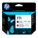 HP HP 771 ORIGINAL TÊTE D IMPRESSION NOIR MAT ET CHROMATIGUE ROUGE CAPACITÉ STANDARD PACK DE 1 (CE017A)
