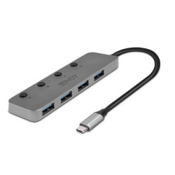 Lindy USB A/A Black (71230)