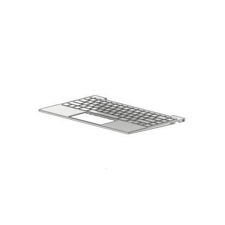 HP TOP COVER PLG W KB BL SL 