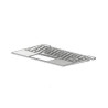 HP TOP COVER PLG W KB BL SL 
