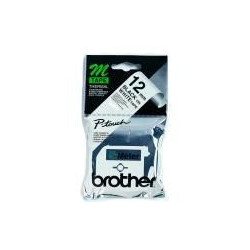  Brother Ruban Noir sur blanc M-K231BZ M-K231 12 mm x 8 m, non-laminé