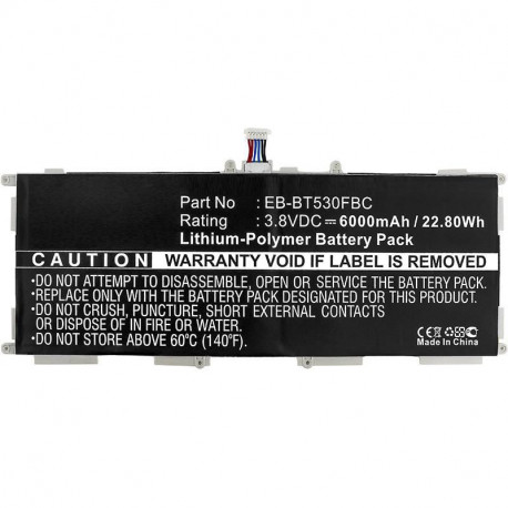 CoreParts Battery for Samsung Gal Tab4 (MBTAB0039)
