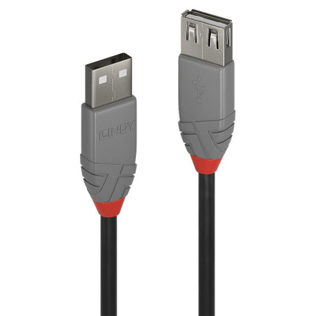 Lindy 1m USB 2.0 Type A Extension Cable Anthra Line (36702)