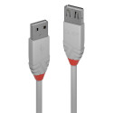 Lindy 1m USB 2.0 Type A Extension Cable Anthra Line Grey (36712)