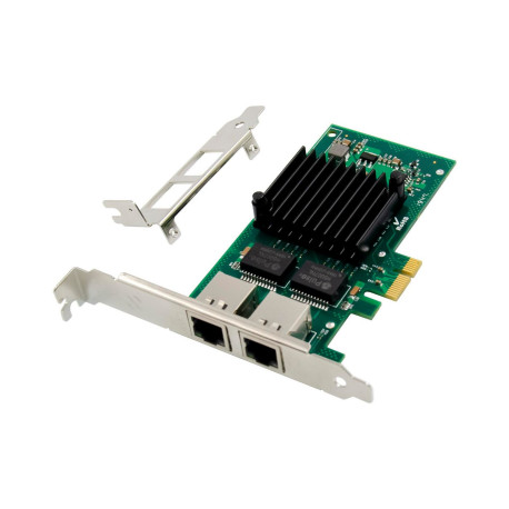 MicroConnect 2 port RJ45 network card, 
