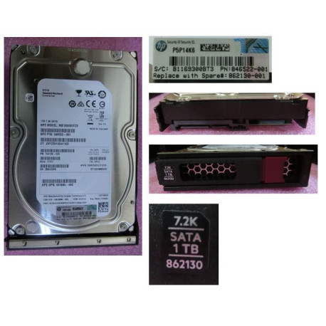 HP 1TB SATA 6G 7.2K LFF LP 
