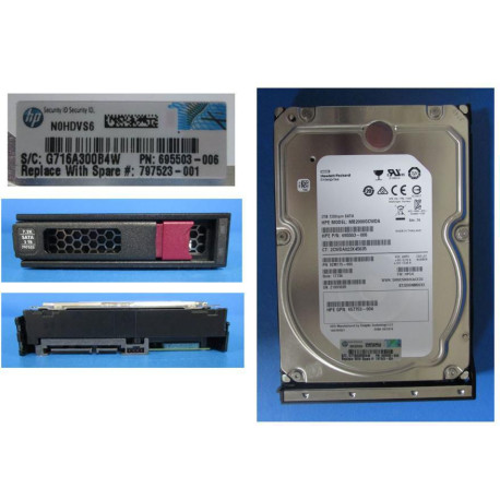 HP DRV HD 2TB 6G 7.2K 3.5 SATA LP 
