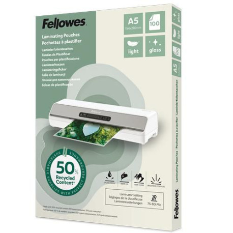Fellowes Laminator Pouch 100 Pc(S) 