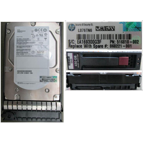HP HDD Hot Plug 450GB SAS 15K (868221-001)