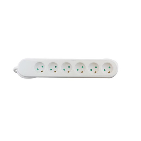 Mercodan Power strip with 6 outlets 