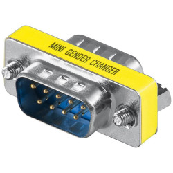 MicroConnect Mini Gender DB9 Male - Male (MOD99)