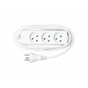 MicroConnect Power strip 3 outlets 3m White (W126053559)