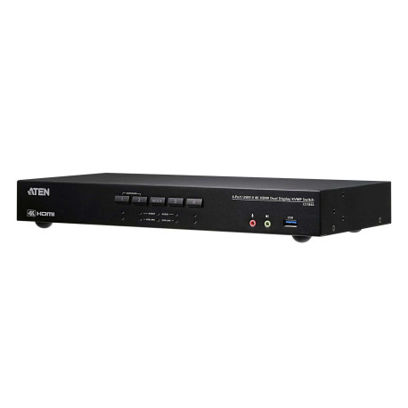 Aten 4-Port True 4K HDMI Dual-View KVM Switch (CS1844-AT-G)