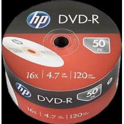  HP Accessoires informatiques DME00070 DVD-R 4.7GB/120Min/16x Bulk Pack (50 Disc)