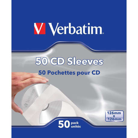 Verbatim CD Sleeves 50 pcs. In a box (49992)