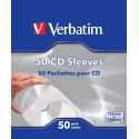 Verbatim CD Sleeves 50 pcs. In a box (49992)