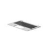 HP Top Cover W/Keyboard BL BEL/FD