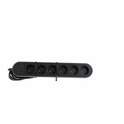 Mercodan Power strip with 6 outlets 