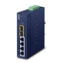 Planet Industrial L2/L4 4-Port 10/100/1000T + 2-Port 100/1000X SFP Managed Switch