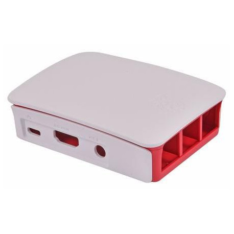 Raspberry Pi Official Pi 3 Case White/with (RASPBERRY-PI3-CASE)