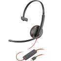 HP Blackwire 3210 Monaural USB-C Headset +USB-C/A Adapter[ 8X214A6]