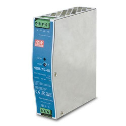 Ernitec 48V, 75W Din-Rail Power Supply 