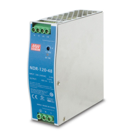 Ernitec 48V, 120W Din-Rail Power 