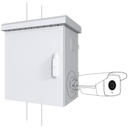 Lanview Maxi Classic Pole Mounted CCTV Cabinet For 4 cameras (RCCTV004)