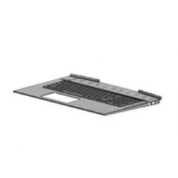 HP TOP COVER GSW W KB BL GR (L58646-041)