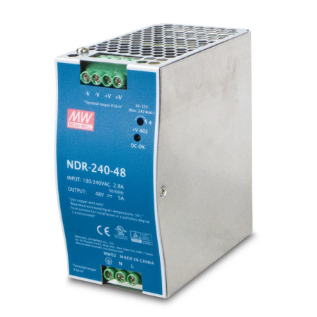 Ernitec 48V, 240W Din-Rail Power 