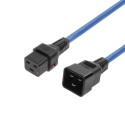 MicroConnect Powercord C19 IEC Lock - C20 