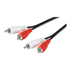 MicroConnect Stereo RCA Cable, 2.5 meter (AUDCC025)