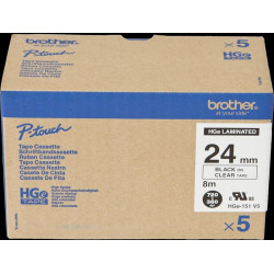 Brother Ruban Noir sur incolore HGe-151V5