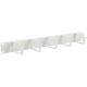Lanview 1U 19 CABLE ORGANIZER PANEL, 5 HOOK WHITE (RAO100WH)