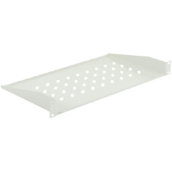 Lanview 1U 19 D 250mm RACK MOUNT SHELF WHITE (RAS200WH)